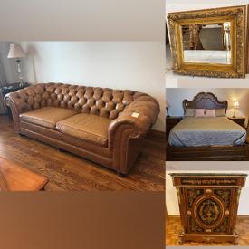 MaxSold Auction: This online auction features Setti sofa, Hancock & Moore Leather chairs, Dresser And Mirror, Bean bags, Framed Printing, Mastercraft Sliding Compound Miter Saw and much more!