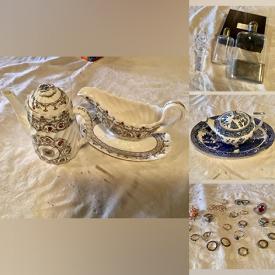 MaxSold Auction: This online auction features Blue Willow Wedgwood teapot, collector plate, stamps, coins, vintage jewelry, espresso cups/saucers, porcelain doll and much more!