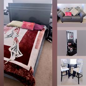 MaxSold Auction: This online auction features a bed frame, dresser, dining table, sofa set and more!