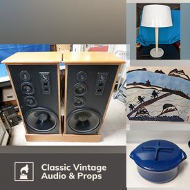 MaxSold Auction: This online auction features, vintage stereo, framed art, MCM collectibles, vintage kitchenware, art glass, photographic equipment, books, vintage lamps and much more!