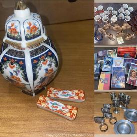 MaxSold Auction: This online auction features pewter, napkin rings, autographed golf balls, baby clothing, party supplies, new beauty products and much more!