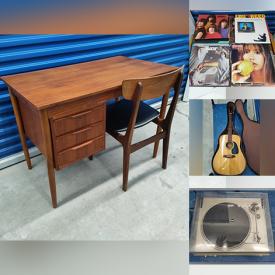 MaxSold Auction: This online auction features MCM Teak Furniture, Sports Equipment, Guitar, LPs, Cowboy boots, Smartwatch, and much more!