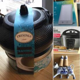 MaxSold Auction: This online auction feautures Wedgwood, framed wall art, small kitchen appliances, home decor, glassware, sewing machines, bakeware and much more!