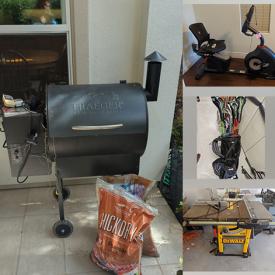 MaxSold Auction: This online auction features a Oak display cabinet, Patio chairs, Reclining Couch, kitchen appliances such as Joule Sous Vide, Ninja Foodi Cooker, Ninja blender, steam cleaner, dog crate and supplies, tools and much more!