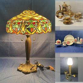 MaxSold Auction: This online auction features Sculpture, silver, jade, Bracelet, Jewelry Beads, Desk Lamp, Vintage Tripod, Leather Telescope, Shakers, Centerpiece Bow and much more!