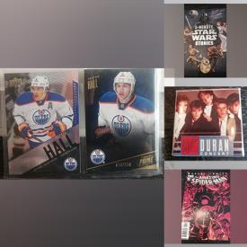 MaxSold Auction: This online auction features NHL, MLB, NFL trading cards, promotional pins, vintage patches, vintage books, comic books, graphic novels, vinyl records, board games and much more!