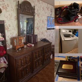 MaxSold Auction: This online auction features wheelchairs, Christmas decors, cups, bowls, outdoor decors, cleaning items, tools, vacuum cleaner, electric scooter, dresser, refrigerator, cabinet, side tables, chairs, kitchen appliances, dolls, bed and much more!