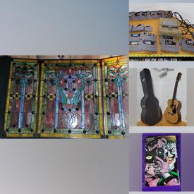 MaxSold Auction: This online auction includes consoles such as SNES, Playstation, XBox, Nintendo DS and Wii with games, stained glass, vintage Barbie, acoustic guitars, collector plates, furniture such as vintage oak table, Victorian style chair, kitchen hutch and bar stools, bicycles, DC and Marvel comics, and much more!
