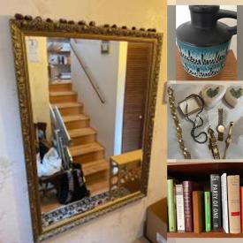 MaxSold Auction: This online auction features frame, books, wall mirror, electric appliances, cabinet, stereo equipment, lamps, piano, toys, rugs, bedroom drawers, artwork, wood chest, home decors, printers, glass containers, tools and much more!