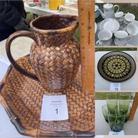 MaxSold Auction: This online auction features Stemware, Bakeware, Art Glass, Wicker Baskets, Yarn, Decorative Plates, Small Kitchen Appliances, Wooden Decorative Pieces, Metal Locker, Picture Frames, Hand Towel Dispensers, Binoculars, Piggy Banks and much more!