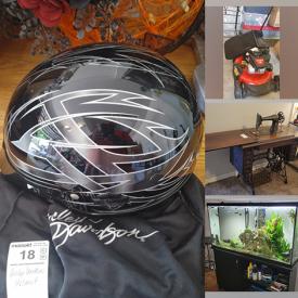 MaxSold Auction: This online auction features an Antique hutch, dresser, Avon Cape Cod collection, Unicorn figurines, washer & dryer, fish tank, Char-Grill Akorn Grill, yard tools and much more!