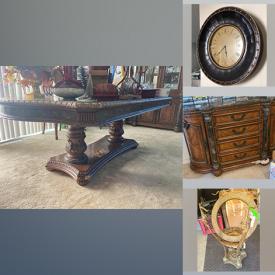 MaxSold Auction: This online auction features furniture such as a dining table, end tables, chairs, coffee table and more, vases, wall art, DVDs, Hopper print, Manfrotto tripod, Tens machine, hardware, soundboard, toys and much more!