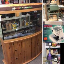 MaxSold Auction: This online auction features a 40 Gallon fish tank, chairs, cleaners, tools, vintage books, Dyson vacuum, holiday decor, office items, fireplace grates, wall art, pottery, wicker items, treadmill, kitchenware, small kitchen appliances, camping gear and much more!