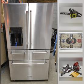 MaxSold Auction: This online auction features a Kitchenaid refrigerator, Dyson vacuum, Cricut Maker, Kohler pressure washer, Mobo Triton bike, Honda generator, power tools, IKEA couch, 32” LG TV and much more!