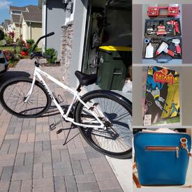 MaxSold Auction: This online auction features Outdoor Games, DVDs, Power & Hand Tools, Collector Plates, Costume Jewelry, Lighting Pendants, Comics, Watches, Compressor, Yard Tools, Fishing Gear, Brighton Jewelry, Pet Products, Art Glass, Disney Collectibles, Loose Gemstones, Bicycles anmuch more!