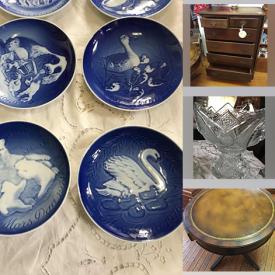 MaxSold Auction: This online auction features collectible dolls, Lenox, Waterford, Limoges, fine china, costume jewelry, lighting, Christmas decor, dishware, Lionel trains, women’s footwear, furniture such as drum table, pedestal table, Bassett buffet on wheels and much more!