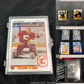 MaxSold Auction: This online auction features Sports Trading Cards, Vintage Watches, Framed Wall Art, Wedgwood Trinket Box, Framed Photographs, Art Supplies, Vintage Tins, Art Glass, Small Kitchen Appliances, Outerwear, Antique Electric Faux Fireplace and much more!