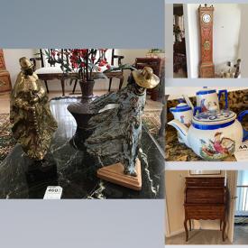 MaxSold Auction: This online auction features a Native American pottery, Hindu Art, carved wooden figurines, porcelain horse, jade figurine, Victorian rocker and much more!