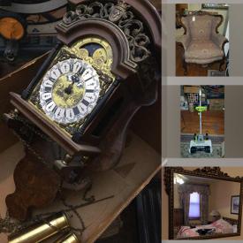 MaxSold Auction: This online auction features an armoire, cabinets, steamer trunk, stemware, chandeliers, Nintendo Wii, washer & dryer, sauna, steamer, air compressor, miter saw, inversion table, bench saw and much more!