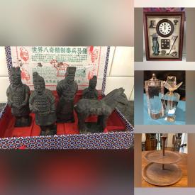 MaxSold Auction: This online auction features framed art, paintings, magazine holder, mats, soup bowls, carved figures, decorative wood pieces, glass decor, vases, clock, home decors, vintage rugs, pet grooming kit, leggo, Christmas decors and much more!