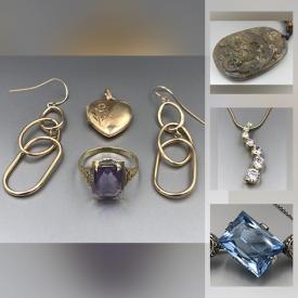 MaxSold Auction: This online auction features Vintage Pocket Watches, Arrowheads, Watches, Jewelry such as Gold, Jadeite, Jade, Gemstones, Sterling Silver and much more!