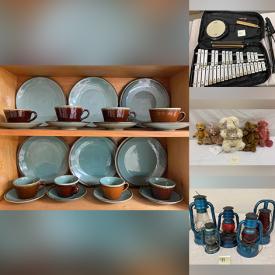 MaxSold Auction: This online auction includes original paintings, collectible plush animals, Limoges, Wedgwood, Royal Doulton, handbags, glassware, board games, Yamaha stereo, costume jewelry, vintage lighting, and much more!