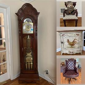 MaxSold Auction: This online auction features Ethan Allen cupboards, china cabinet, drum table, Lenox Butterfly Meadow China set, teapots, barware, heaters, treadmill, painting supplies, chainsaw, workhorse, garden tools and much more!