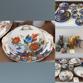 MaxSold Auction: This online auction features Willow China, Depression Glass, Studio Pottery, Art Glass, Antique Steamer Trunks, Vintage Butlers Table, Vintage Royal Doulton Figurines, Vintage Jugs, Stereo Components, Vintage Books & Postcards, Sports Equipment, Portable AC, Rugs and much more!