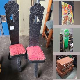 MaxSold Auction: This online auction features Locker System, Microscope, Camping Gear, Yard Tools, Collapsible Canopies, Vintage Insulators, Vintage Trunks & Suitcases, Power Tools, Comics, Protective & Safety Gear, Hydraulic Hand Pallet Truck and much more!