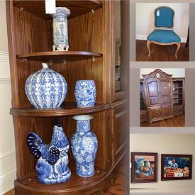 MaxSold Auction: This online auction features a China cabinet, dresser, buffet, recliner, cabinet, dining room table, island cart, silver plate, flatware, air fryer, humidifier, treadmill, tools set and so much more!!!