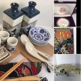 MaxSold Auction: This online auction features vintage tins, vintage toys, US and Canadian coin sets, sterling silver, dishware, art glass, Atari console, iPad mini, Dyson vacuum, Marvel comics and much more!