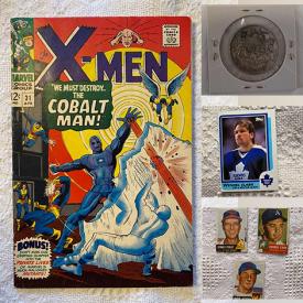 MaxSold Auction: This online auction features Sports Trading Cards such as individual, sets, Coins, Sports Collectibles, Comics, DVDs, Vintage Animation Cels, Vintage Lobby Cards and more!