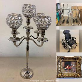 MaxSold Auction: This online auction features Wheelchair, Computer Accessories, Figurines, Cabbage Serving Ware, Small Kitchen Appliances, Area Rugs, Costume Jewelry, Watches, Women's Boots and much more!
