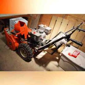 MaxSold Auction: This online auction features  live plants, electronics, artworks, furniture, yard tools, collectibles and decors such as Ariens ST524 Snow Blower, LG dehumidifier, limited edition lithographs, leather side chairs, patio furniture and much more!