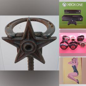 MaxSold Auction: This online auction features furniture such as an antique Singer sewing cabinet, patio dining set, desk and more, Kevin Durant jersey, Foster Grant reading glasses, decor, clothing, Wusthof cutlery block, vintage Christmas decor, home hardware, Xbox, cast iron cup holders, Warmwave heater and much more!