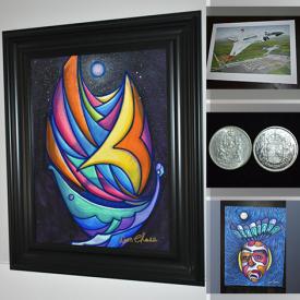 MaxSold Auction: This online auction features Original Don Chase Acrylics, Coins, Tiffany Style Lamps, Vintage Postcards, Fine Art Prints by Emily Carr, Maud Lewis, Norval Morrisseau, AJ Casson, Tom Thomson and much more!