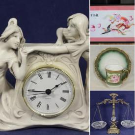 MaxSold Auction: This online auction includes artwork, glassware, antiques, pottery, art glass, serving ware, figurines, collectibles, metal ware, home decor, and much more!