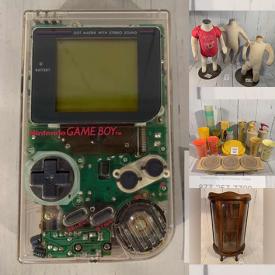 MaxSold Auction: This online auction features 1989 Nintendo Game Boy, Table Top Curio Cabinet, A lot of Pottery, Acrylic Lot With Jewelry Display, Cookie Cutters, Wood Duck Decoys, Vintage Decor and much more!