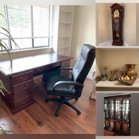 MaxSold Auction: This online auction features a nightstands, shelving unit, dresser, entertainment unit, coffee table, China set, silver plate, decanter, sewing machines, wall art, cleaning supplies and so much more!