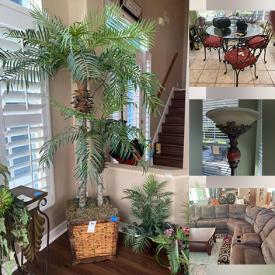 MaxSold Auction: This online auction features a wingback chair, entryway desk, coffee table, faux plants and trees, Wall art, home decor and much more!