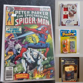 MaxSold Auction: This online auction features collectibles such as DC Comics, Marvel comics, vintage Matchbox cars, vintage Pez, and sports trading cards, Blu-ray, DVDs, PS3 games, vintage toys and much more!