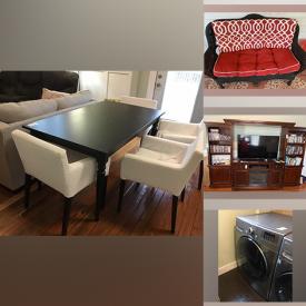 MaxSold Auction: This online auction features LG washer and dryer, collector plates, furniture such as patio sets, Coaster table, bar stool chairs, recliner and loveseat, handbags, framed art, outdoor plants, gardening supplies, yard tools, DVDs, Samsung monitor and much more!