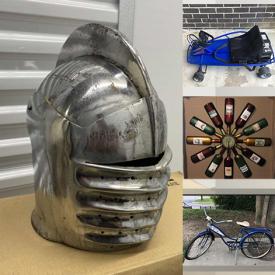 MaxSold Auction: This online auction features wall art, light fixtures, vintage bike, cleaning supplies, Kindred sink, commercial LED lights, fittings, chair, Lennox figurines, decor, grill, medieval helmets and much more!