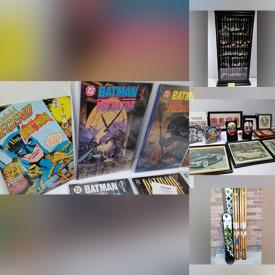 MaxSold Auction: This online auction features a vintage trunk, keyboard, spoon collection, Cutlery/ Royal Daulton, hockey cards, vintage chandelier, comic books, vintage ski and much more!