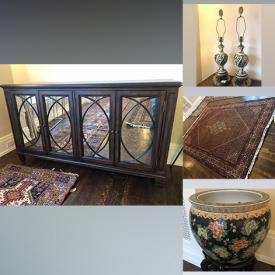 MaxSold Auction: This online auction features chrome console tables, Persian carpet & runner, tractor seat stools, contemporary dinette, snow skis, contemporary ceiling fixtures, chaise lounge, small kitchen appliances, jewelry cabinet, desks, cameras, propane patio heater, and much, much, more!!