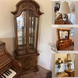 MaxSold Auction: This online auction features Lawn Power Tools, Washer, Washer, Potty Chair, Outdoor Wall Art, Bakers Rack, China Cabinet, Exercise Machine, Curio Cabinet, Table Linen and much more.