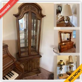 MaxSold Auction: This online auction features Lawn Power Tools, Washer, Washer, Potty Chair, Outdoor Wall Art, Bakers Rack, China Cabinet, Exercise Machine, Curio Cabinet, Table Linen and much more.