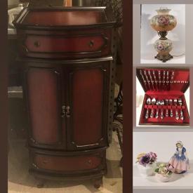 MaxSold Auction: This online auction features vintage Limoges, collector plates, GWTW lamp, art glass, teacup/saucer sets, Lladro figurine, jewelry cabinet, costume jewelry and much more!