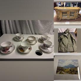 MaxSold Auction: This online auction features signed wall art, fine china, DVDs, Christmas decor, kitchenware, sports equipment, footwear and much more!