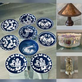 MaxSold Auction: This online auction features Vintage Urn & Vases, Ship in a Bottle, Vintage Glass Bonsai Trees, Danish Collector Plates, Vintage Sadler Teapot, Slag Glass Table Lamp, Teacup/Saucer Sets, Decanter, Vintage Candy Boxes and much more!